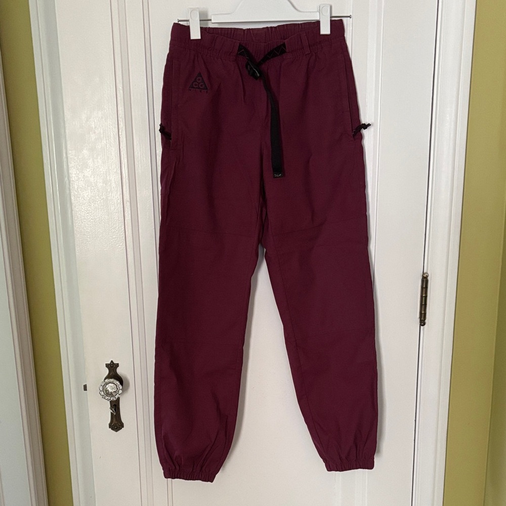 Nike ACG Burgundy Jogger Hiking Pants